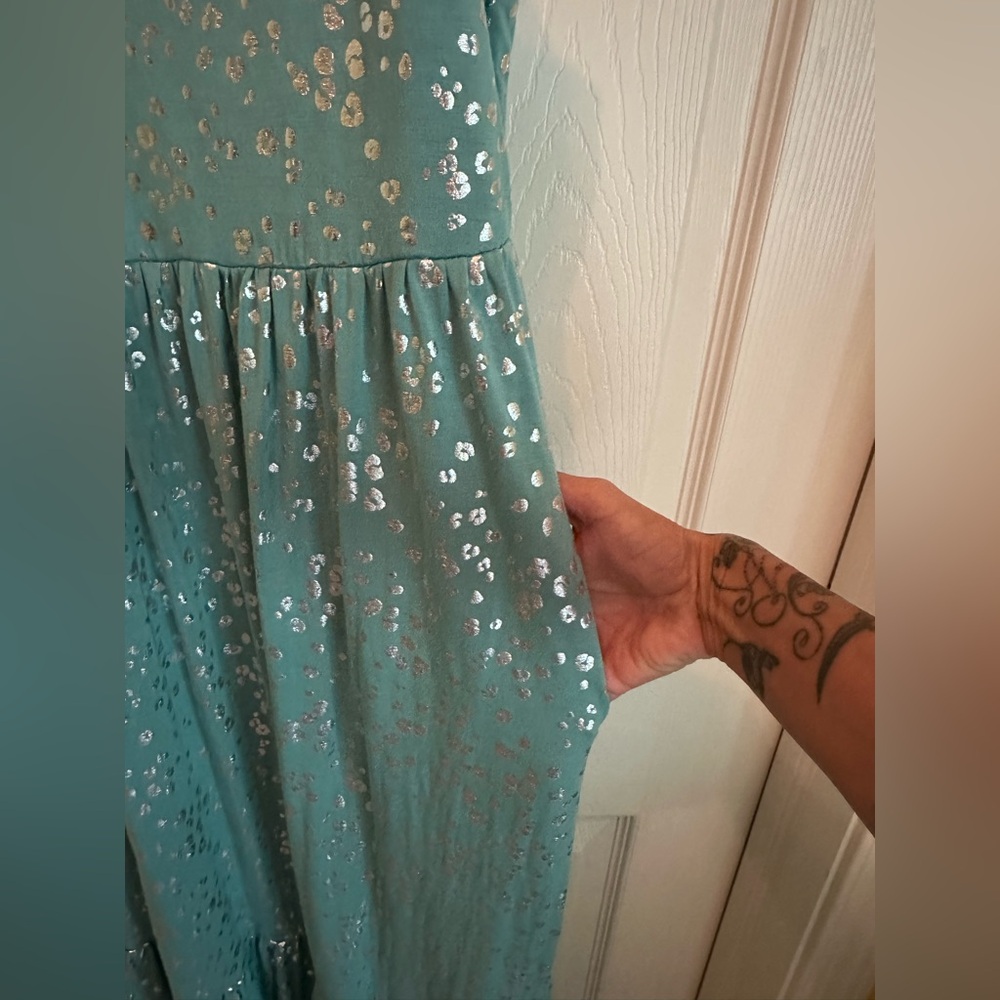 Leopard print, long maxi sundress - Picture 7 of 7